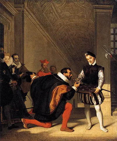 Don Pedro of Toledo Kissing Henry IV's Sword Jean-Auguste-Dominique Ingres